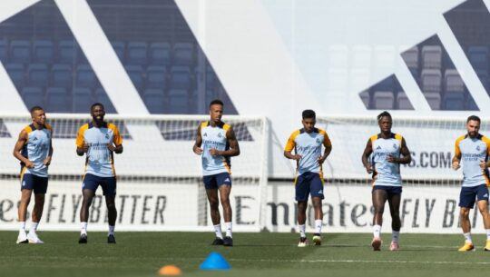 Entrenamiento Real Madrid