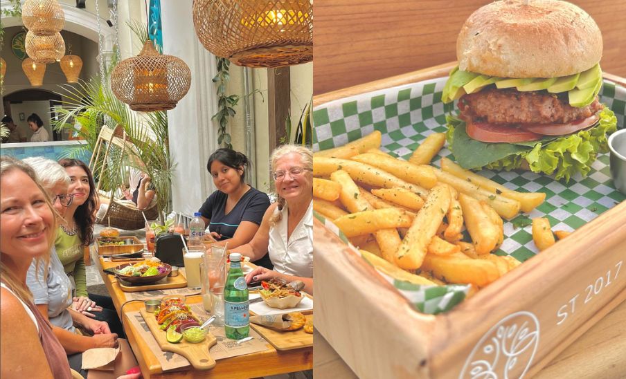 Restaurante La Bruja, un espacio con comida vegana en Antigua Guatemala