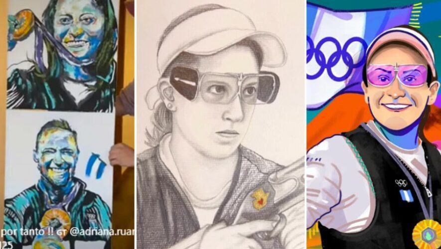 Retratos de Adriana Ruano y Jean Pierre Brol