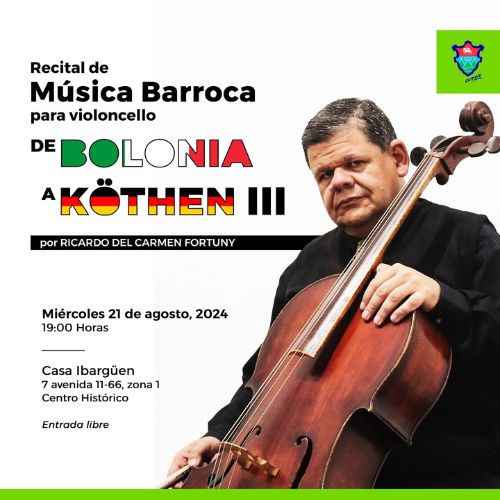 Ricardo del Carmen Fortuny presentará el recital de música barroca 2024