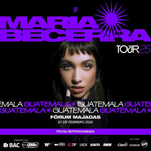 concierto de María Becerra Guatemala 2025