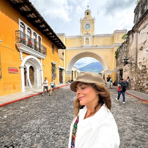 Grettell Valdez en Antigua Guatemala