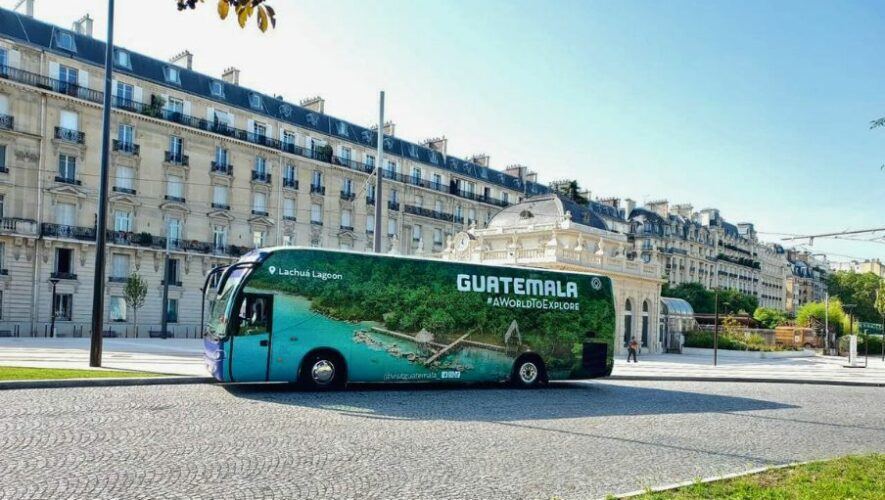lugares turísticos de Guatemala en buses y metro de París