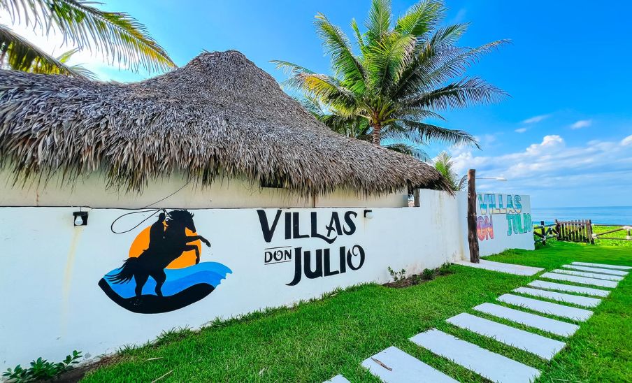 Villas Don Julio, hospedaje frente a la playa en Monterrico
