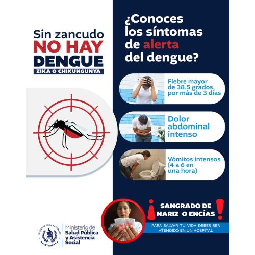 Alerta roja por dengue en Guatemala ampliación horarios consulta externa