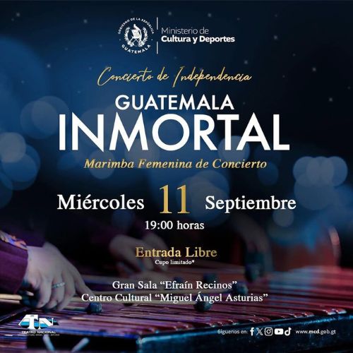 Concierto de Independencia de la Marimba Femenina de Concierto 2024