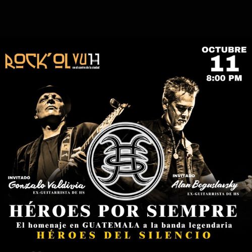 El Concierto tributo a Héroes del Silencio en Guatemala