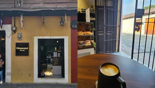 Elemental, la cafetería que une lo moderno y colonial en Antigua Guatemala