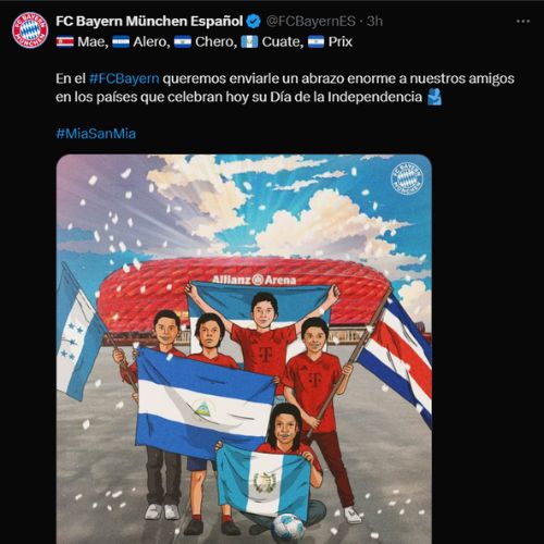 Equipos internacionales felicitaron a Guatemala en independencia