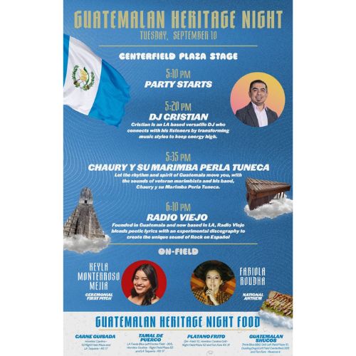 Fabiola Roudha y otros invitados Guatemalan Heritage Night 2024