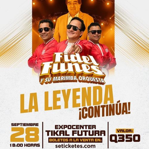 Fidel Funes y su Marimba Orquesta en concierto este 2024 Guatemala