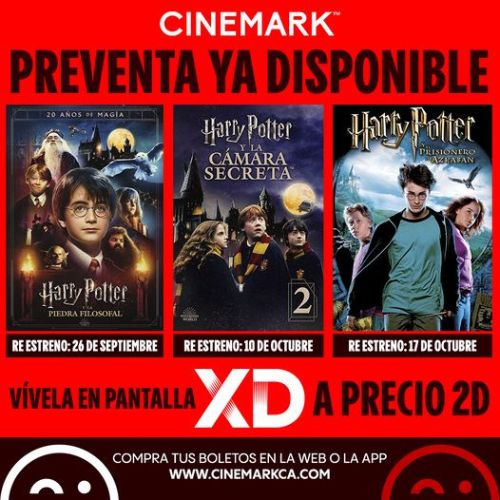 Guatemala Proyección de la primera trilogía de Harry Potter este 2024