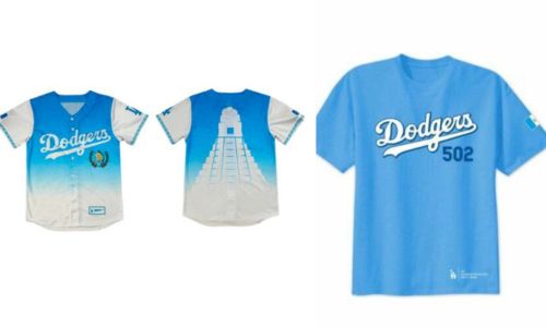 Jersey de los Dodgers Guatemalan Heritage Night