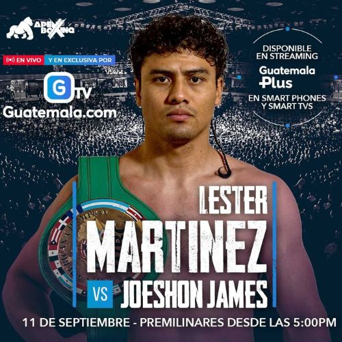 Promo pelea Lester Martínez