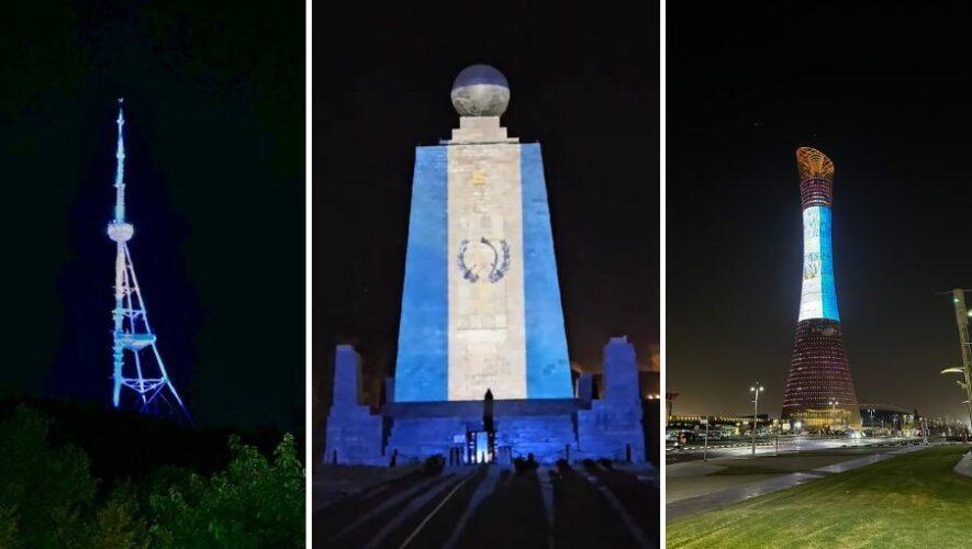 Lugares del mundo que felicitaron a Guatemala por la independencia 2024
