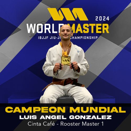 Luis Ángel González, gana medalla de oro en World Master IBJJF Jiu-Jitsu