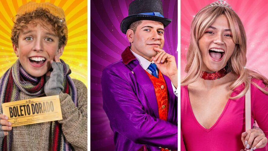 Musical &laquo;Charlie y la F&aacute;brica de Chocolate&raquo; en Guatemala este 2024 en Teatro Dick Smith