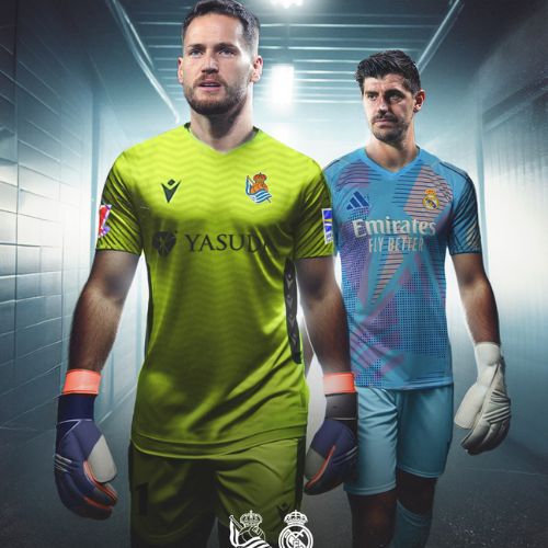Porteros de la Real Sociedad y el Real Madrid