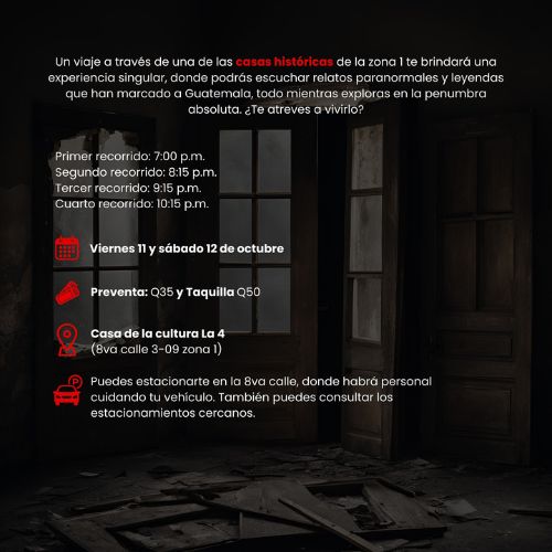 Recorrido paranormal 2024 con Teatro Verde