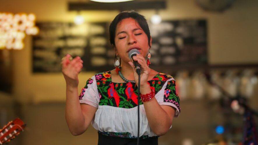Sara Curruchich en concierto en Guatemala este 2024