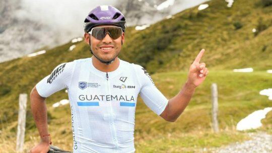 Sergio Chumil en los Alpes Suizos