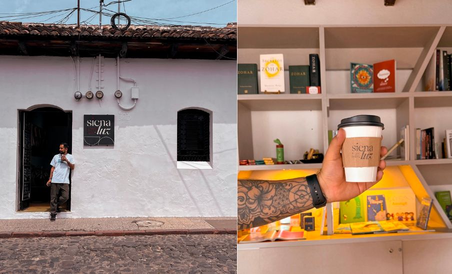Siena Luz, un rincón que fusiona una cafetería y librería en Antigua Guatemala