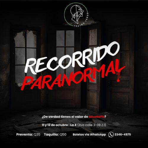 Un nuevo recorrido paranormal 2024 con Teatro Verde