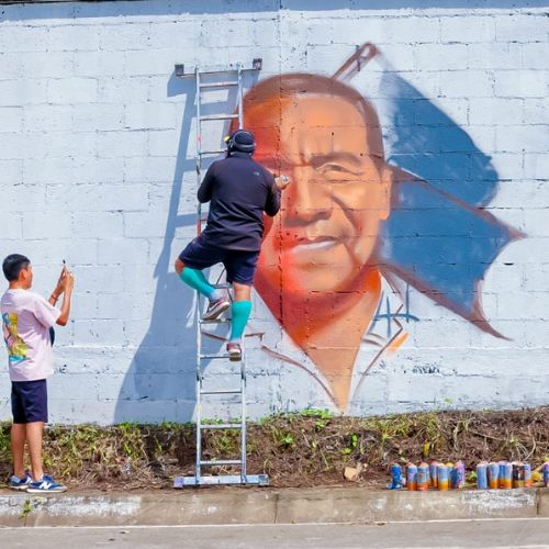 murales en San Felipe Retalhuleu
