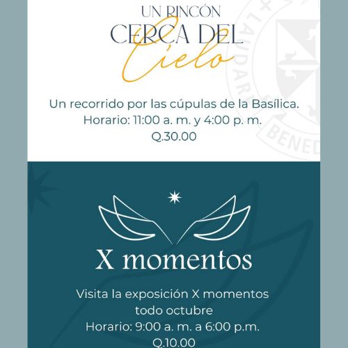 2024 Recorridos por el Claustro Mayor y exposición en la Basílica de Santo Domingo