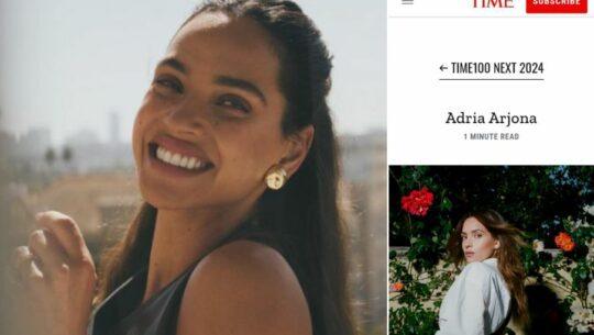 Adria Arjona fue destacada por la revista Time TIME100 Next 2024