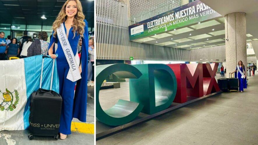 Ana Gabriela Villanueva llegó a México para participar en Miss Universe 2024