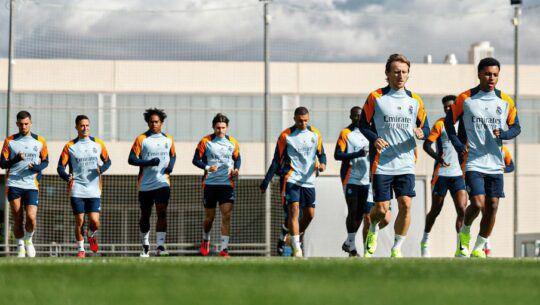 Entrenamiento Real Madrid