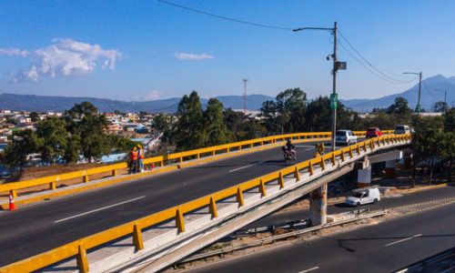 Cierre vial por trabajos en el puente Enrique Tejada Wyld de Villa Nueva km 15.5 ruta Pacífico