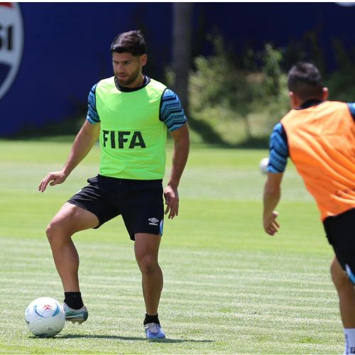 José Carlos Pinto con la Selección
