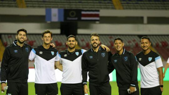Seleccionados en el Estadio Nacional en Costa Rica