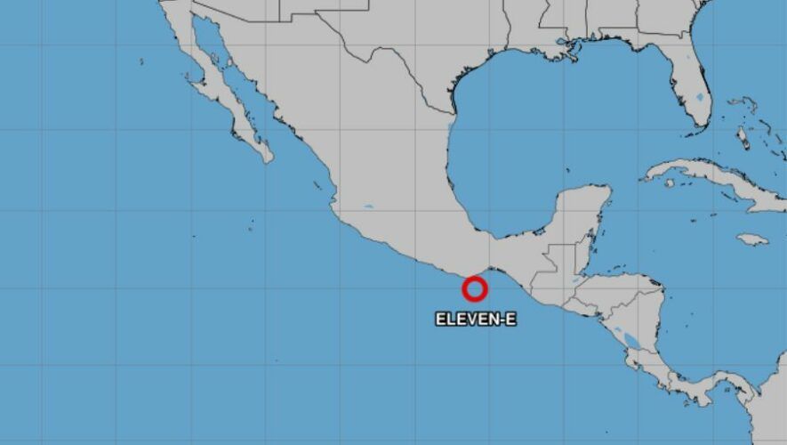 Depresión tropical Eleven-E afectará a Guatemala