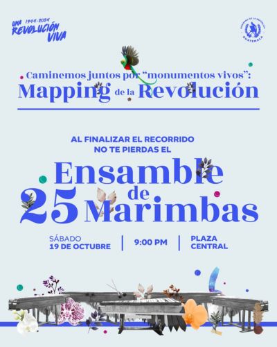 Mapping y caminata en honor a la Revolución en Guatemala