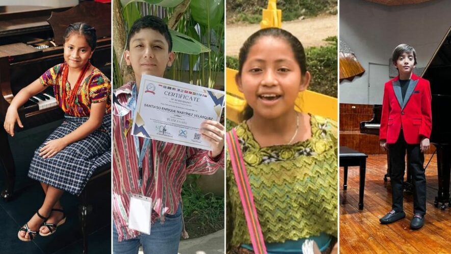 Niños guatemaltecos que ponen en alto el nombre de Guatemala