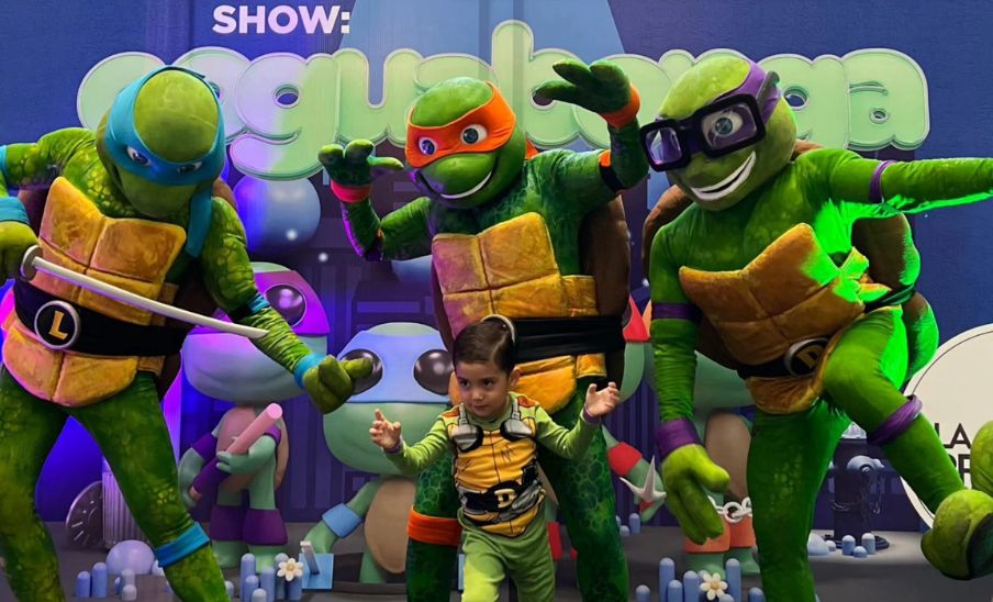 Obra infantil «El Origen de las Tortugas Ninjas» en Guatemala este 2024