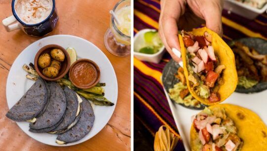 Restaurantes que ofrecen tortillas de colores en Guatemala