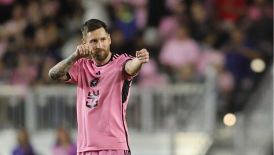 Celebración Leo Messi