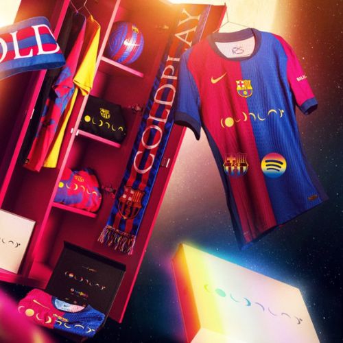 Colección del Barcelona con Coldplay