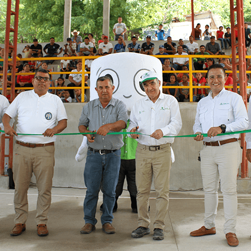 listón inauguración polideportivo Painsa