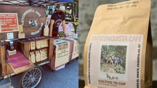 Anticonquista Café, una tienda móvil de café guatemalteco en Chicago