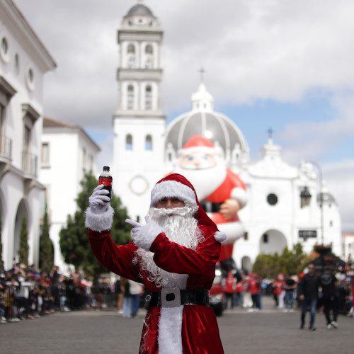 Calendario de actividades navideñas de Coca-Cola en Guatemala en 2024