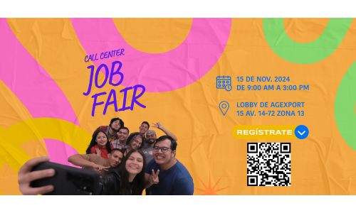 Detalles Feria de empleo para Call Center Guatemala 2024