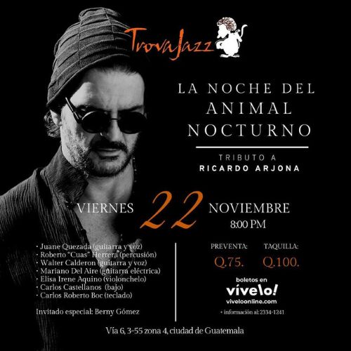 El Tributo a Ricardo Arjona en TrovaJazz 2024