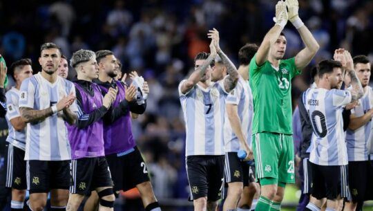 Festejo Selección de Argentina