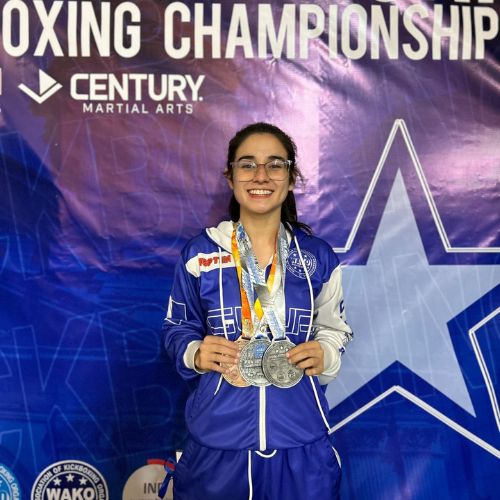 seleccionada de kickboxing