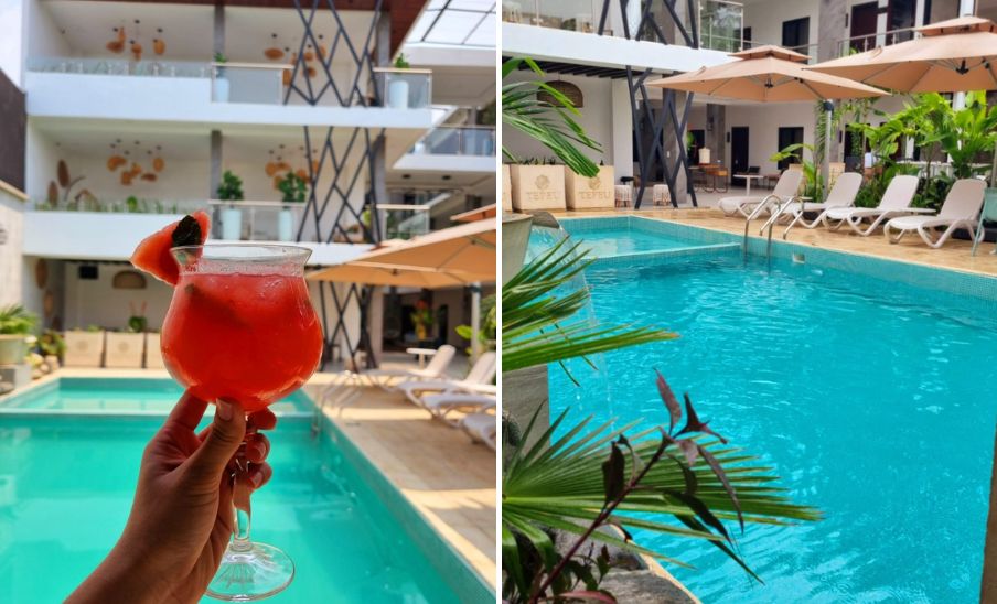 Hotel Tepeu, hospedaje con piscina en Petén